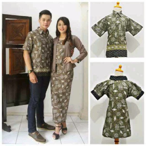  Model  Seragam Baju  Batik Pasangan Pria  Wanita  Baju  Batik 