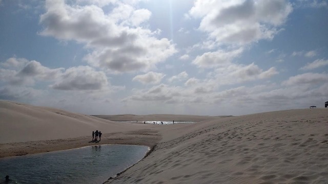 Parque Nacional dos Lençóis Maranhenses em Barreirinhas, no Maranhão