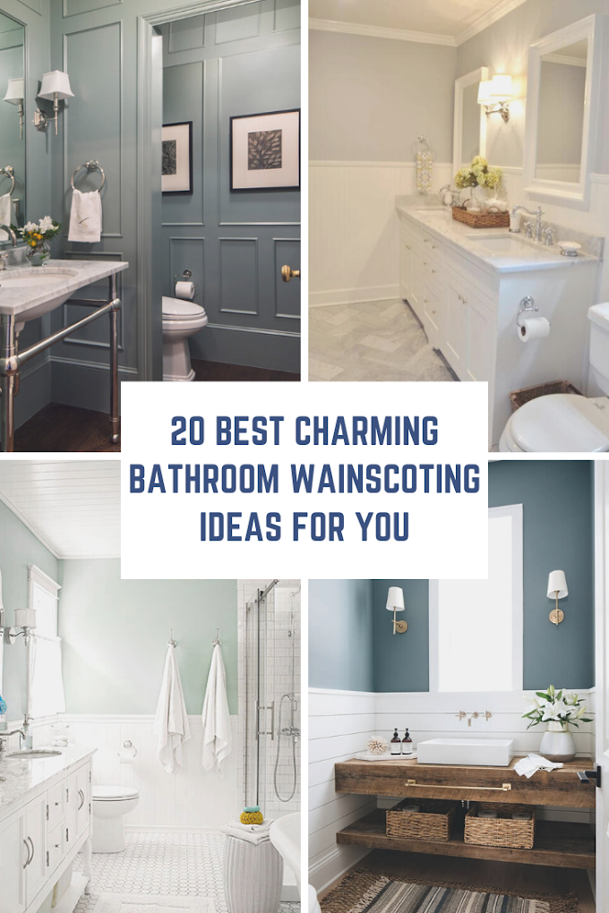 20 Charming Bathroom Wainscoting Ideas