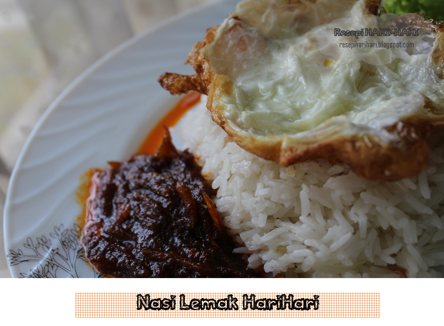 Recipes of Daily Cooking and Baking : Nasi Lemak