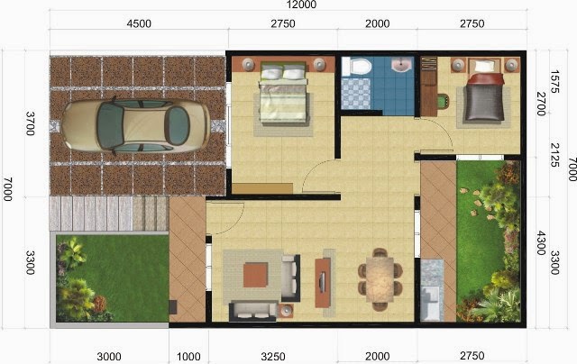 Desain Rumah Minimalis 2 Lantai Luas Tanah 60 Meter - Foto Desain 