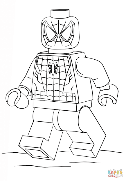 Click The Lego Spiderman Coloring Pages To View Printable 