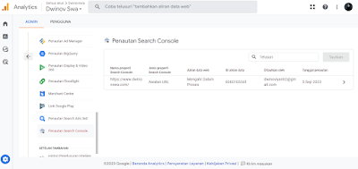 google search console untuk blog