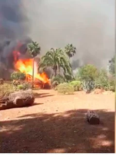 El incendio de Fataga, Gran Canaria, se ha dado por estabilizado