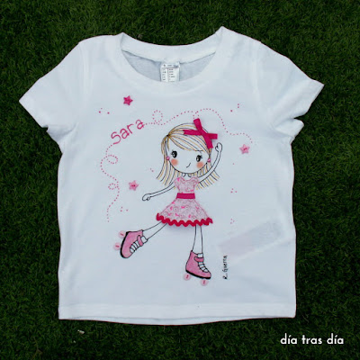 Camiseta patinadora personalizada