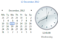 December 12-12-12 Calendar