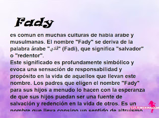 significado del nombre Fady