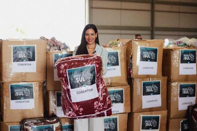  Primeira-Dama envia 21 toneladas de doações ao Rio Grande do Sul