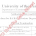 BA/BSc part 2 datesheet 2022 punjab university