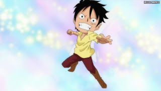 ワンピースアニメ 497話 幼少期 ルフィ かわいい Monkey D. Luffy | ONE PIECE Episode 497 ASL