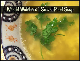 low calorie soup with fresh herbs