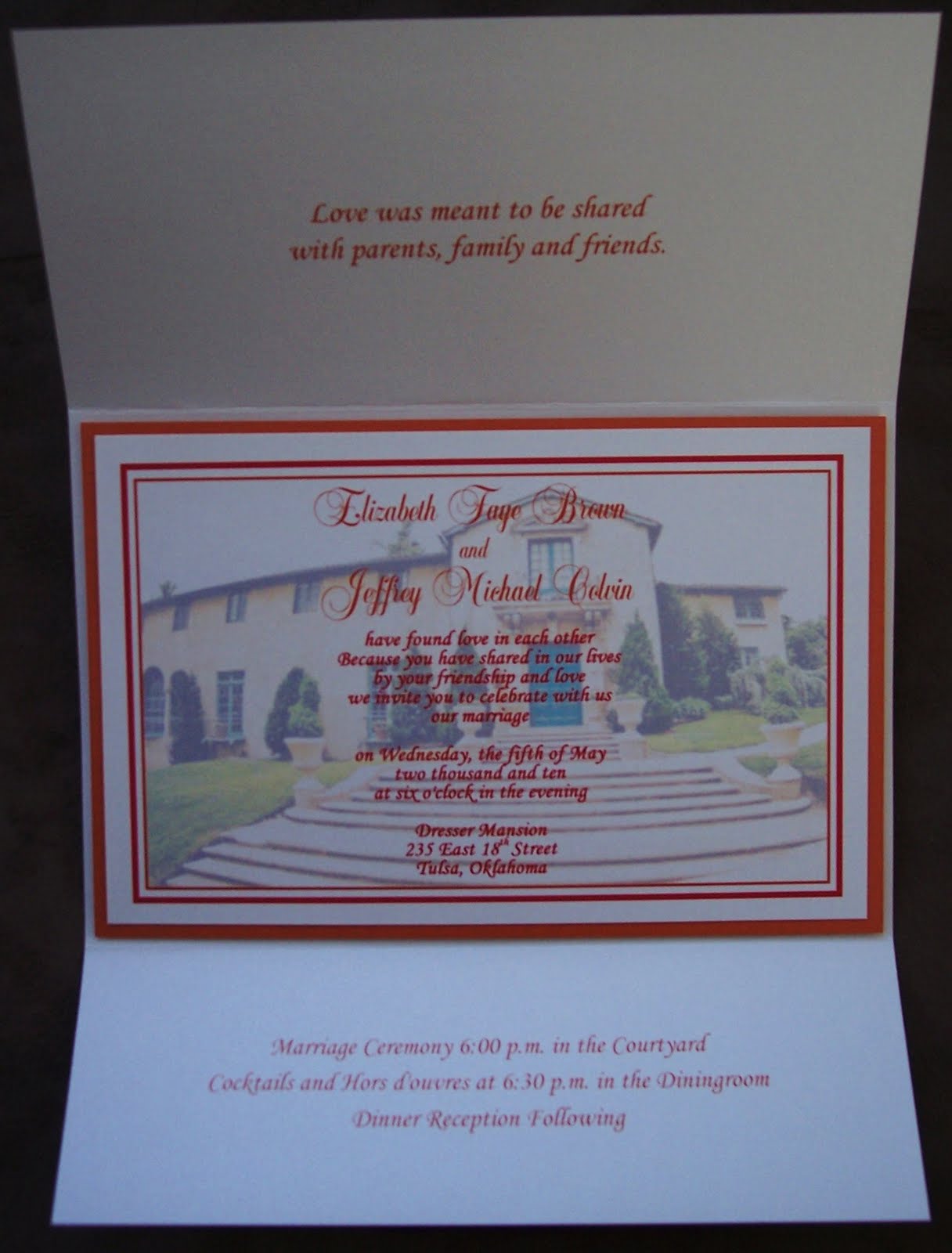 invitation that Designs by