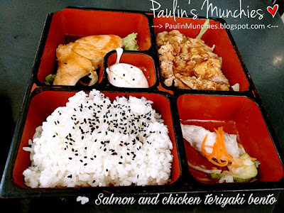 Paulin's Muchies - Japanese Cuisine at The Kitchen Star Vista - Salmon and Chicken Teriyaki Bento