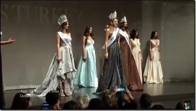 Miss Turkey 2017, 2nd runner-up and 2nd runner-up