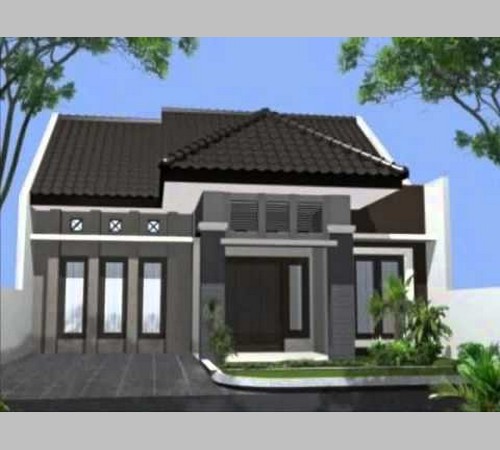 Model Teras Rumah Joglo Modern Minimalis Dengan Warna Cat 