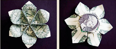 $3 Origami Flower Picture