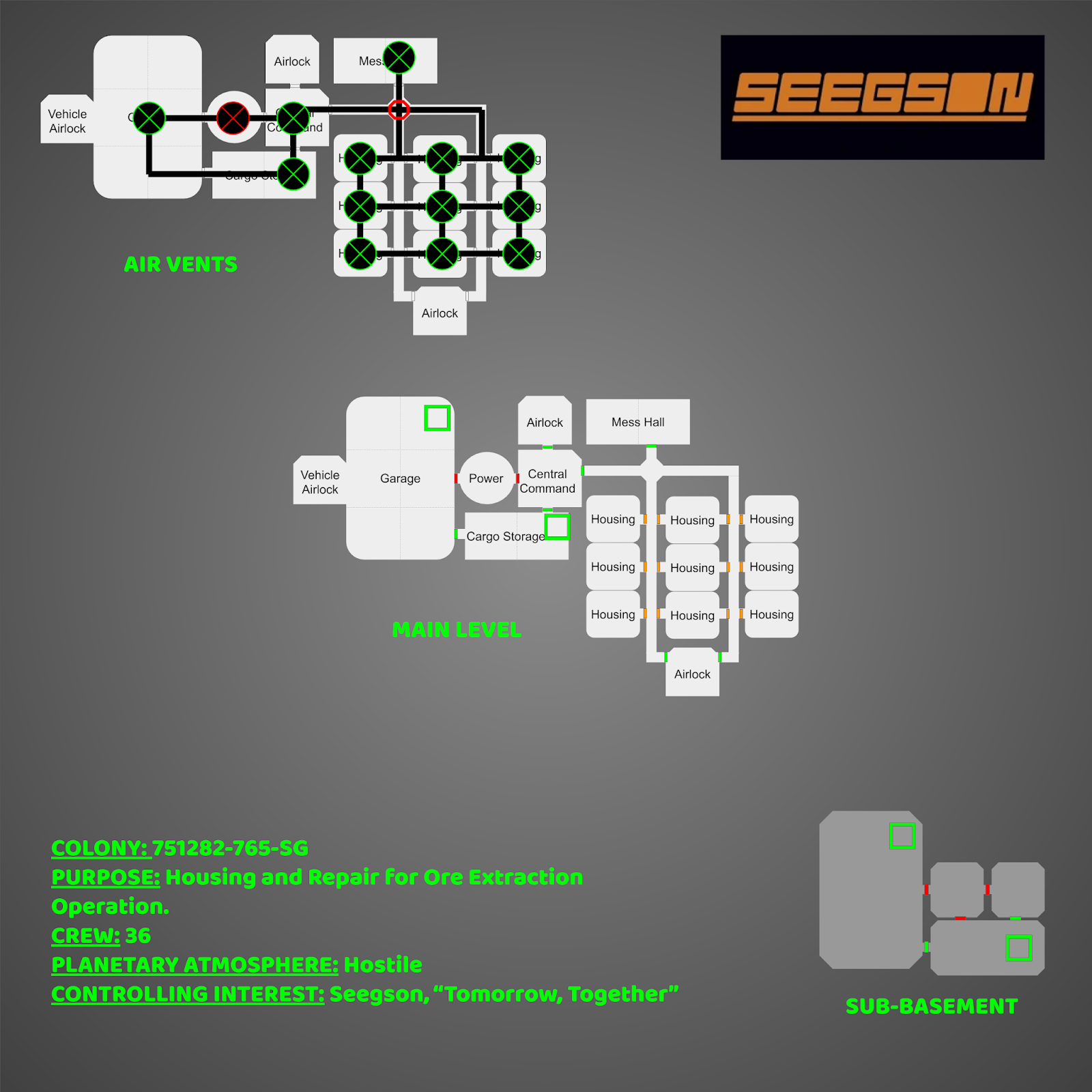 Starships Steel Alien Rpg Colony Station Layouts