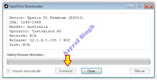 Download Sony Xperia Z5 Premium Firmware