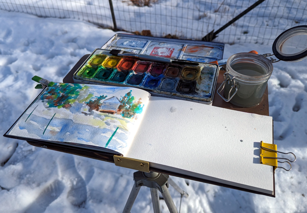 A Plein Air Painter's Blog - Michael Chesley Johnson: Repairing Damage to  an Oil Painting