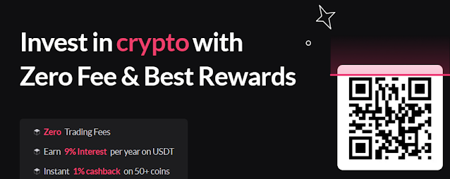 Invest in crypto with Zero Fee & Best Rewards | Best Crypto Exchange in India in December 2022