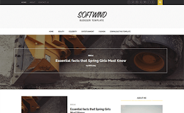 SoftWind blogger template