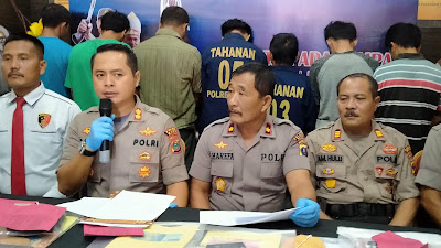 Polres Nias Ringkus 11 Orang Agen  Totogelap, Satu  Diantaranya Masuk DPO.