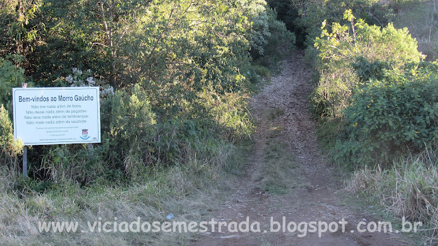 Acesso ao alto da pedreira, Morro Gaúcho