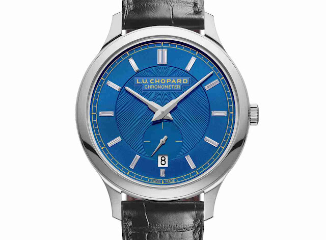 Réplique Montres Chopard L.U.C XPS Azur en or blanc à 18 carats de 40mm