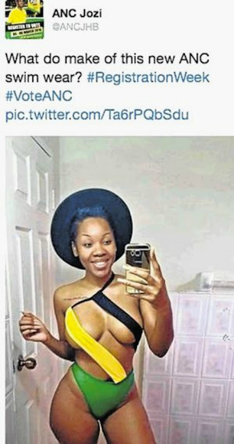 See The H0t Bikini Pic Shared By South Africa’s Ruling Party That Got It Into Trouble 