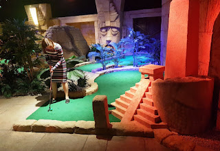 Treetop Adventure Golf course at The Printworks in Manchester