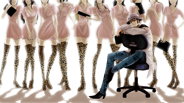  Trafalgar Law | Surgeon Of Death | Sexy Nurses One Piece anime hd wallpaper desktop pc background 0024.