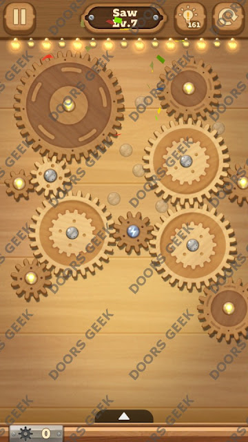Fix it: Gear Puzzle [Saw] Level 7 Solution, Cheats, Walkthrough for Android, iPhone, iPad and iPod