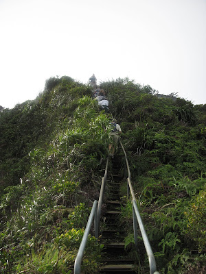 This morning I had the privilege of hiking up the "Stairway to Heaven!