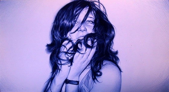 Photorealistic Ball Point Pen Drawings by Juan Francisco Casas