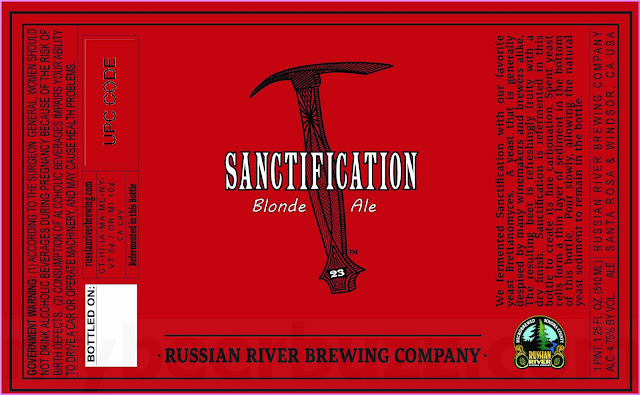 Russian River Working On Sanctification new bottles