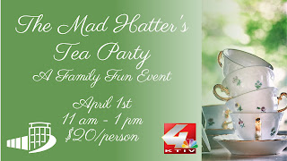 marketing image for the Sioux City Art Center's Mad Hatter's Tea Party