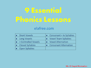 9 Essential Phonics Lessons