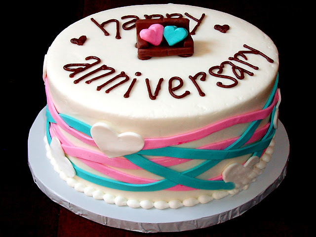 Wedding Anniversary Cake