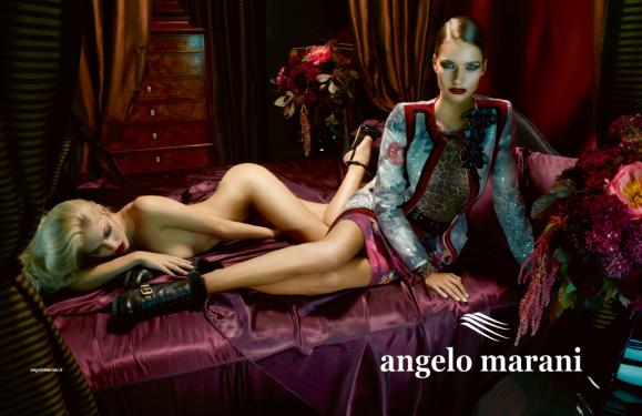 Angelo Marani F W 12.13 — Manon Pieto & Nicole Neal by Miles Aldridge