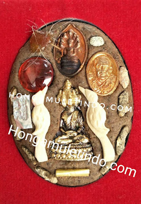 Mantra amulet khun paen LP Hong, Locket Millionaire LP Hong. LP Thuat Rian Wat Changhai, Hongamuletindo, Jual Thailand Amulets Asli