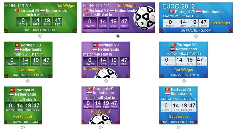 Cara Pasang Euro 2012 Countdown Widget (Jadwal Pertandingan)