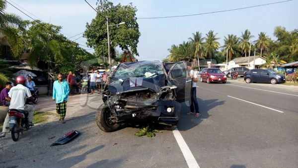 (10 Gambar) Wanita Maut Dirempuh 4×4 Ketika Hantar Anak Ke 