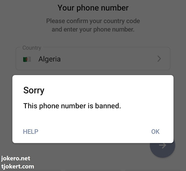 How to unblock blocked numbers on Telegram using the technical support website