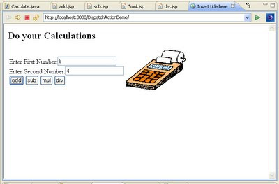 Struts LookupDispatchAction Application_001