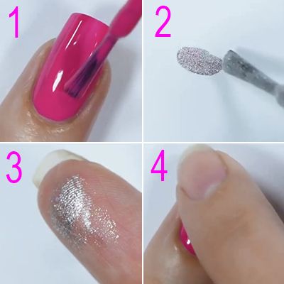 truque para as unhas decoradas ficarem mais bonitas e brilhantes