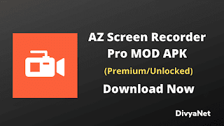 AZ Screen Recorder Pro MOD APK