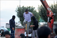 Public hanging in Iran