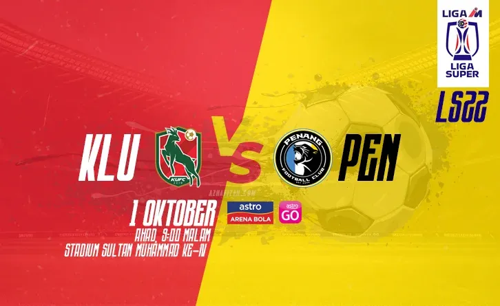 Siaran Langsung Kelantan United vs Penang Live Streaming 1 Oktober 2023 LS22