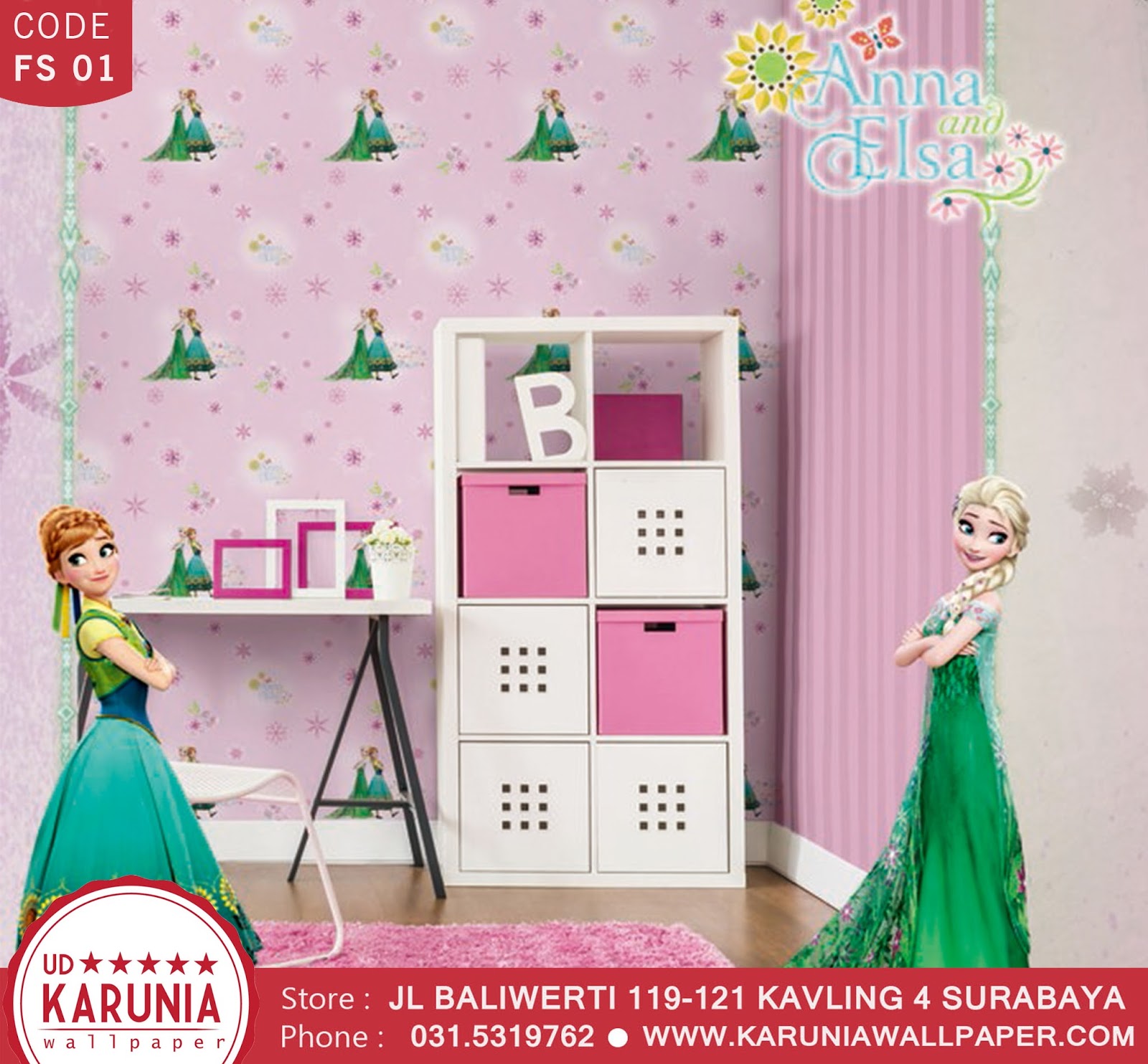 NEW ARRIVAL WALLPAPER DINDING ANAK DISNEY COLLECTION KARUNIA