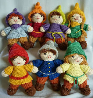 PATRON GRATIS ENANOS | BLANCANIEVES AMIGURUMI 50864